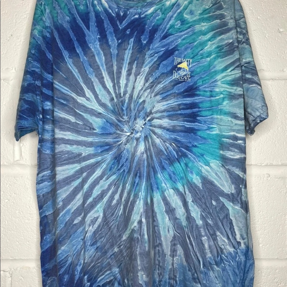 Salty dog cafe tie dye shirt